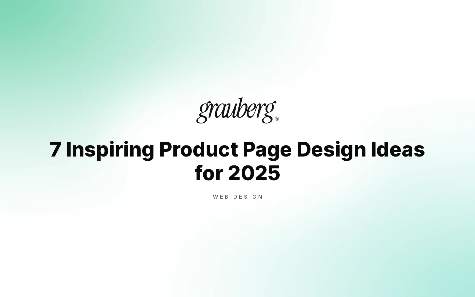 7 Inspiring Product Page Design Ideas for 2025