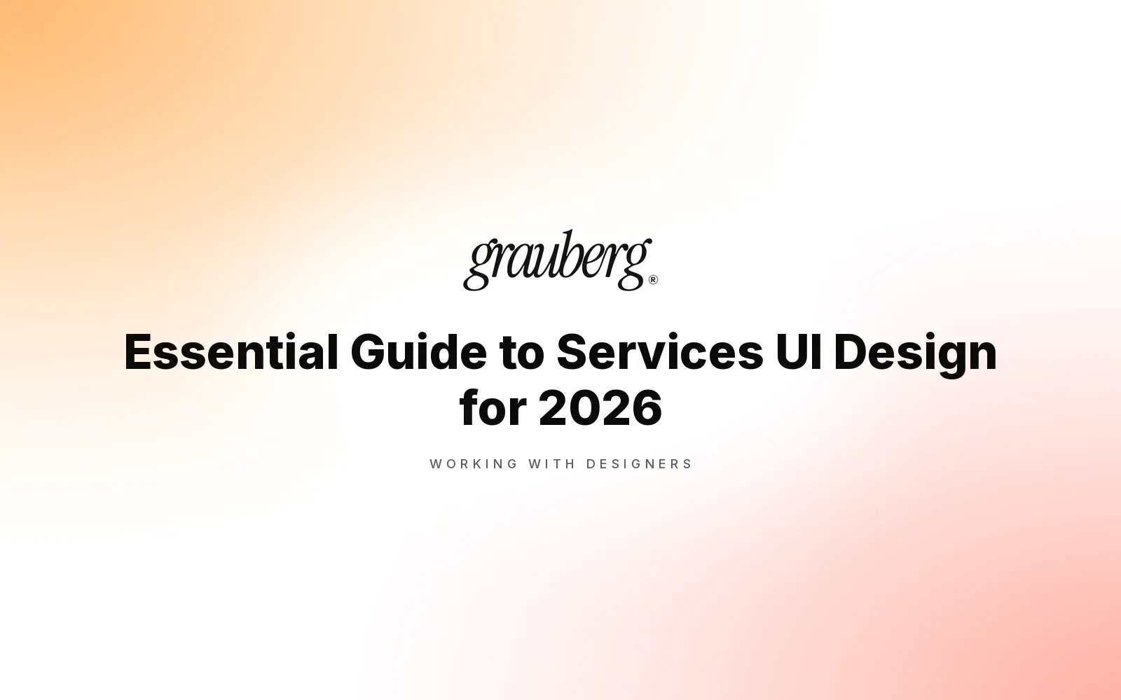 Essential Guide to Services UI Design for 2026