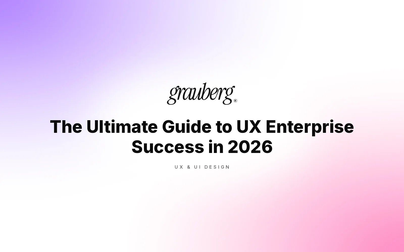 Enterprise UX for startups selling into large companies