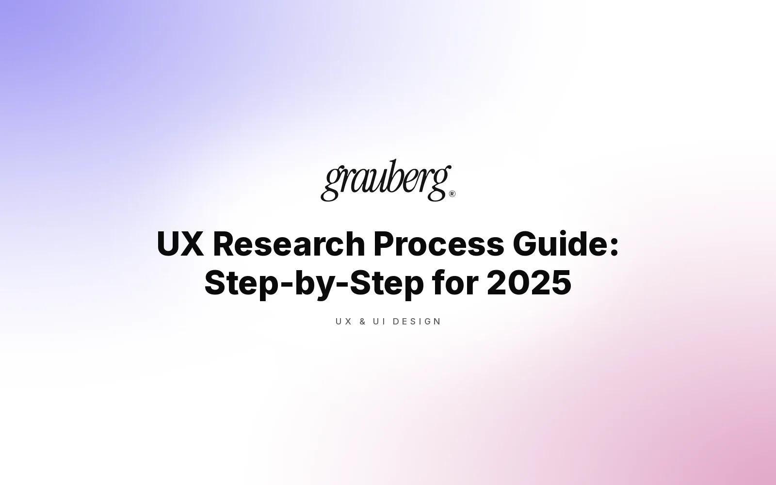 UX Research Process Guide: Step-by-Step for 2025