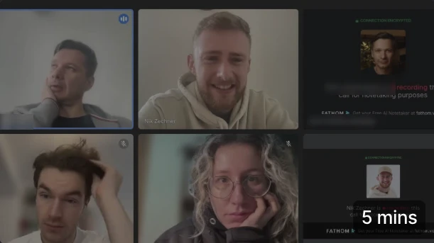 Design sync with the team
